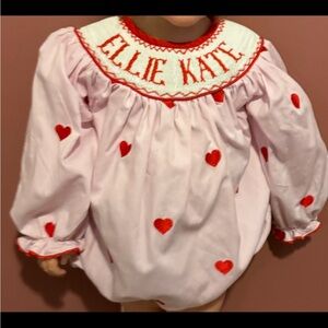 Toddler romper 12-18 
Ellie Kate 
Personalized